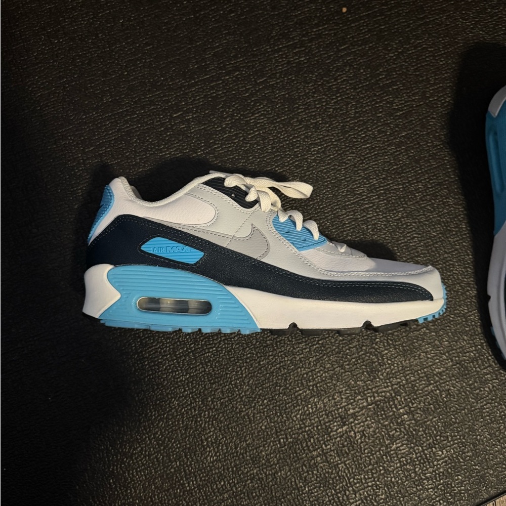 Nike Kids Sneakers in Blue, White, and Black